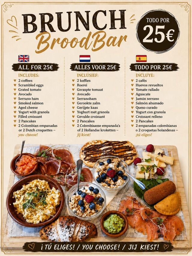 Brunch BroodBar 25€