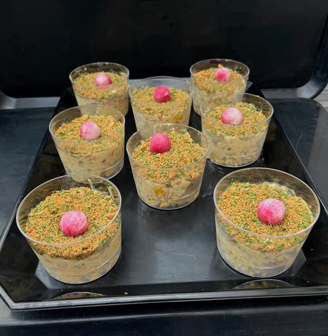 Risotto aux Champignons et Crumble aux petits légumes