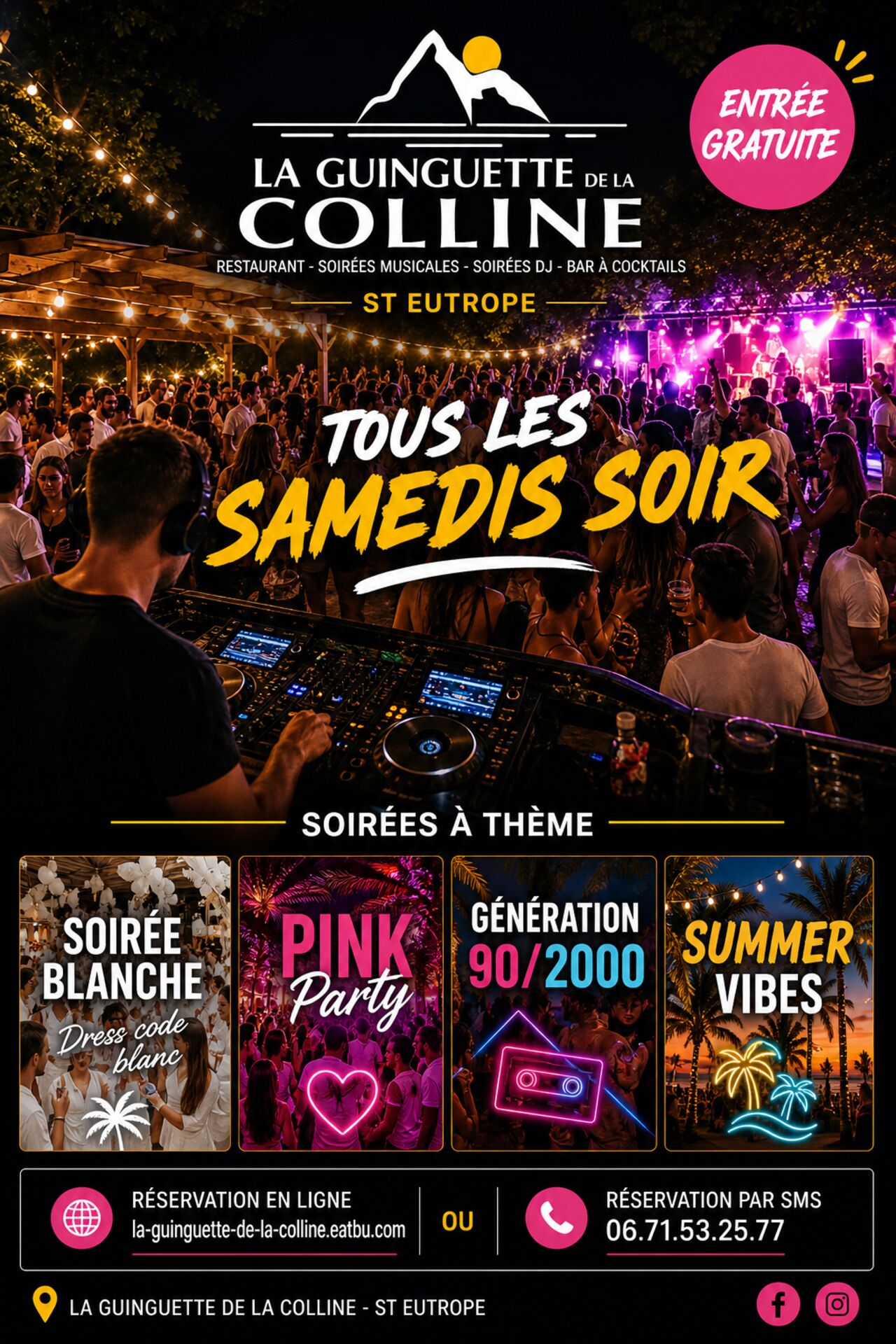 🎧🔥 Soirées Clubbing & Thématiques