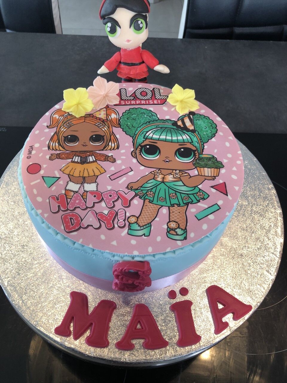 Gateau au citron avec chocolat blanc de couverture et PAS 