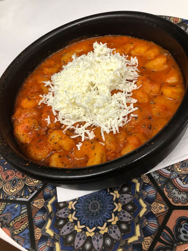 Gambas Saganaki