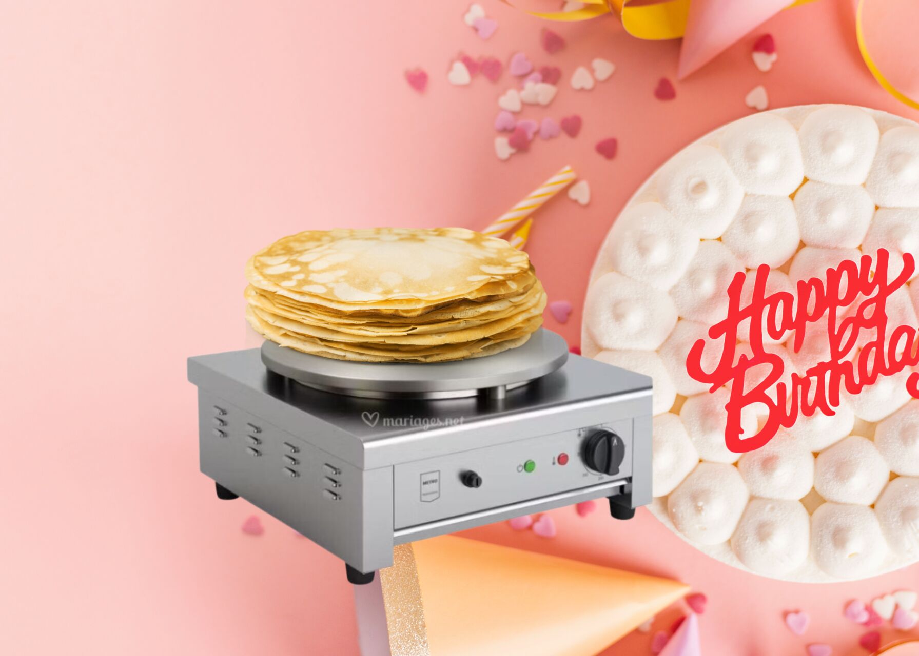 Crêpière électrique professionnelle