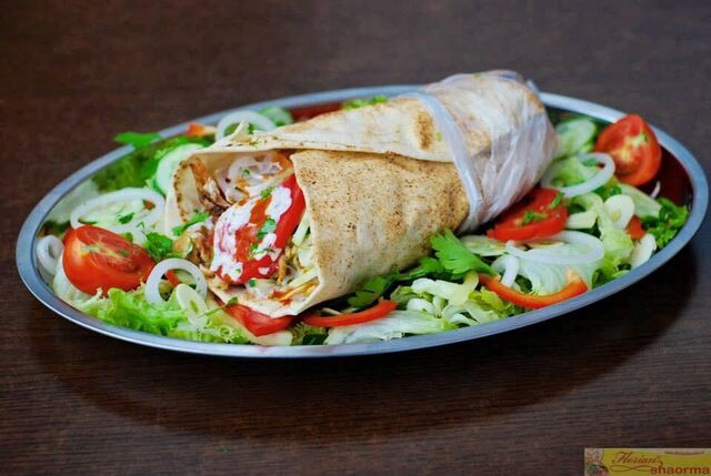 Shaorma de pui la lipie