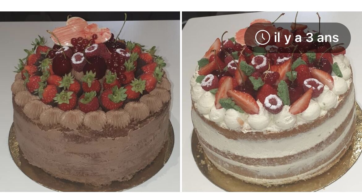 Nude cake