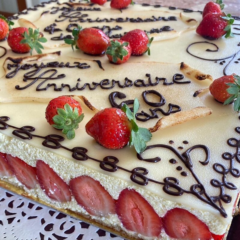 Fraisier à partager