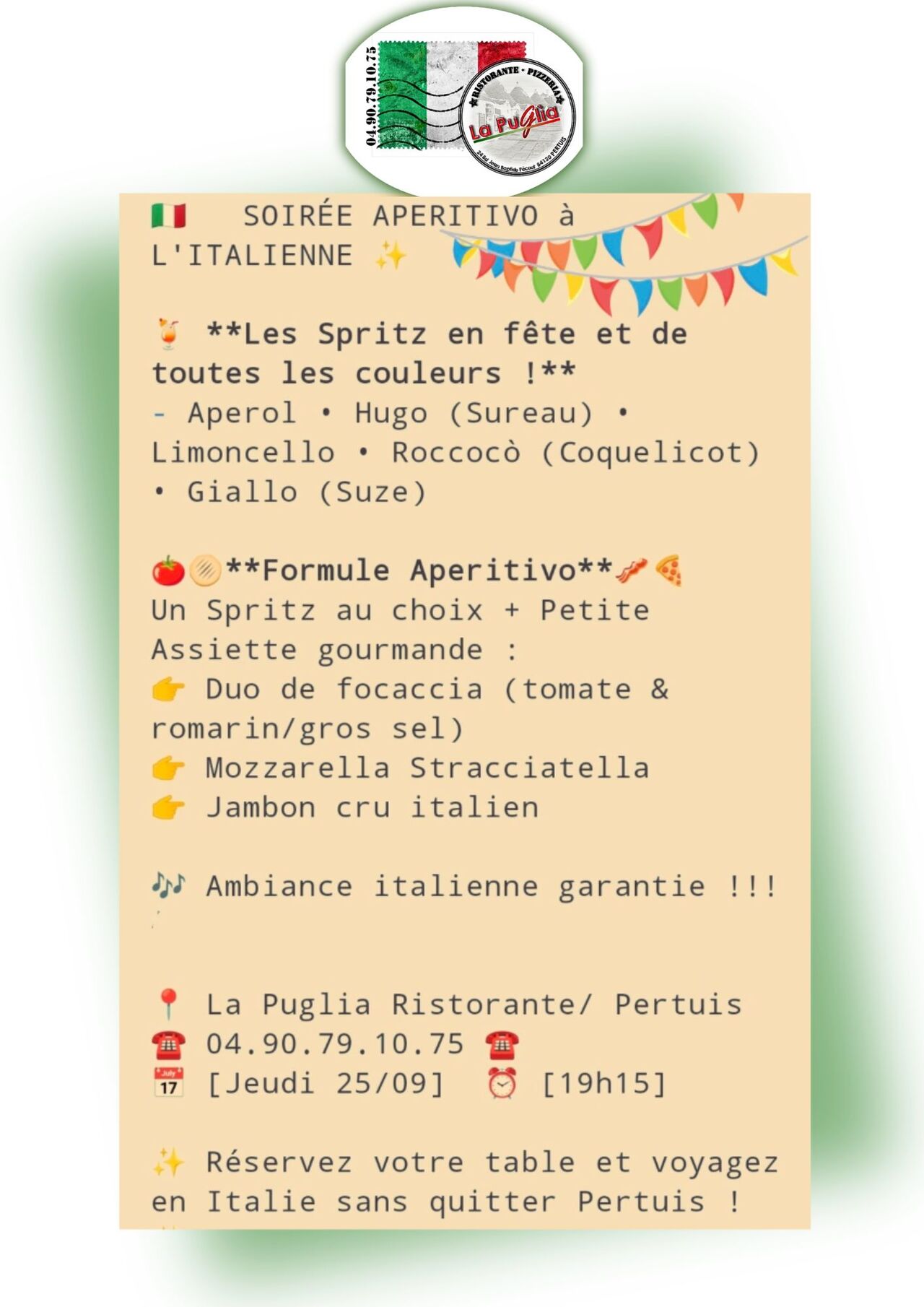 Le Spritz tout en couleur 🍹🍹🍹🇮🇹