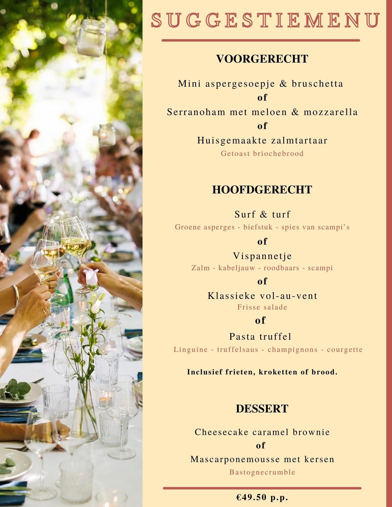 Moederdagmenu