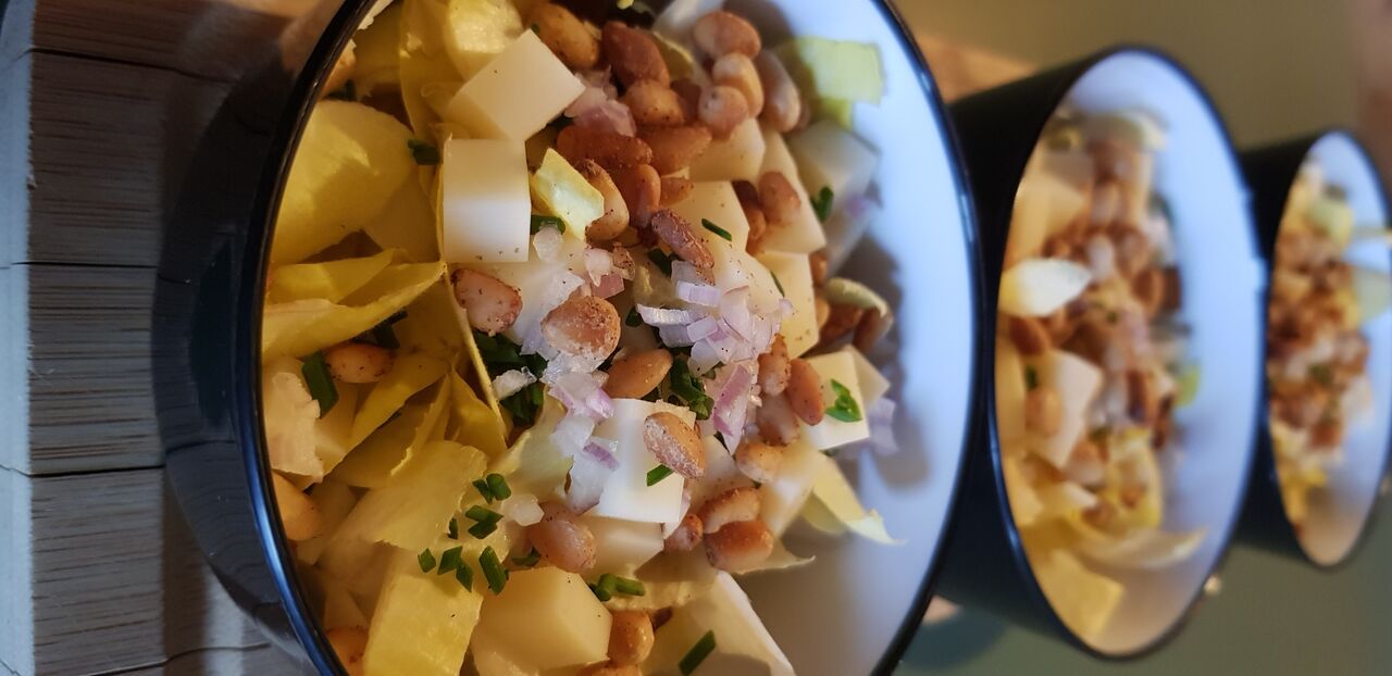 Salade pour apéritif à emporter // DVLA à emporter en Novembre //