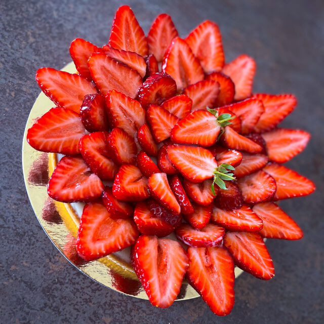 Tarte aux fraises 