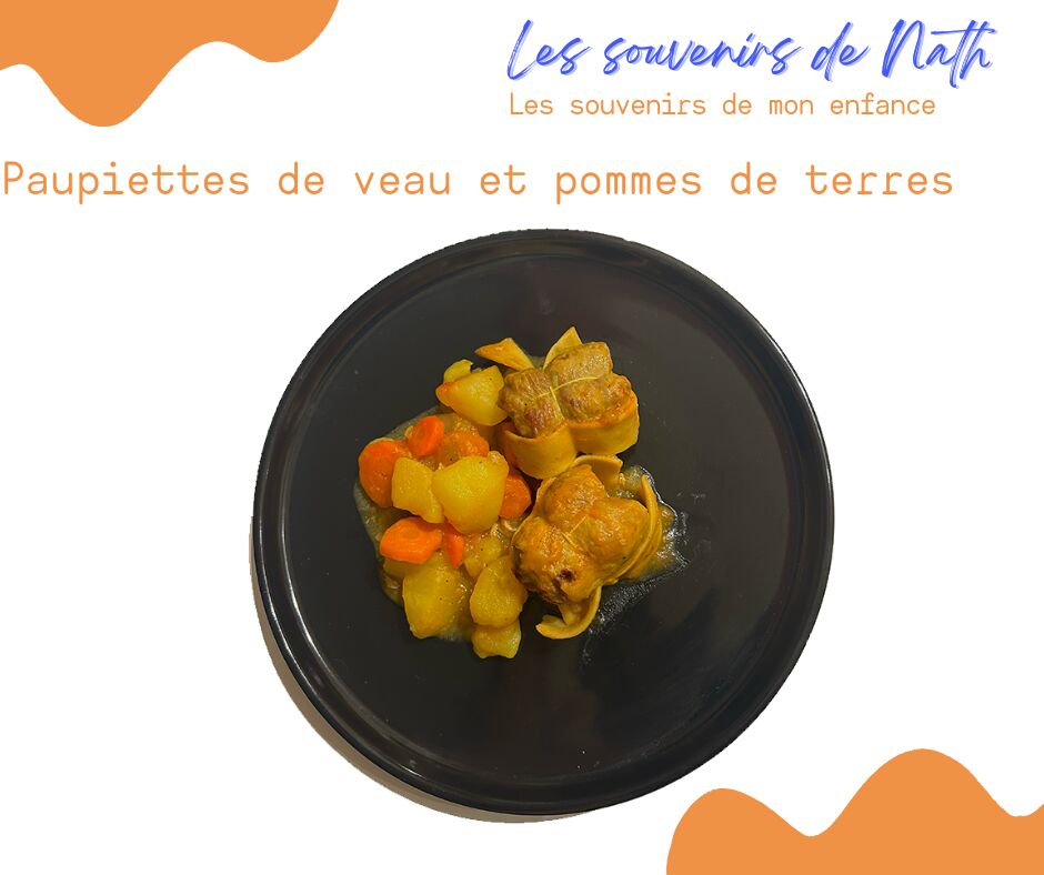 Paupiettes de veau et pommes de terres