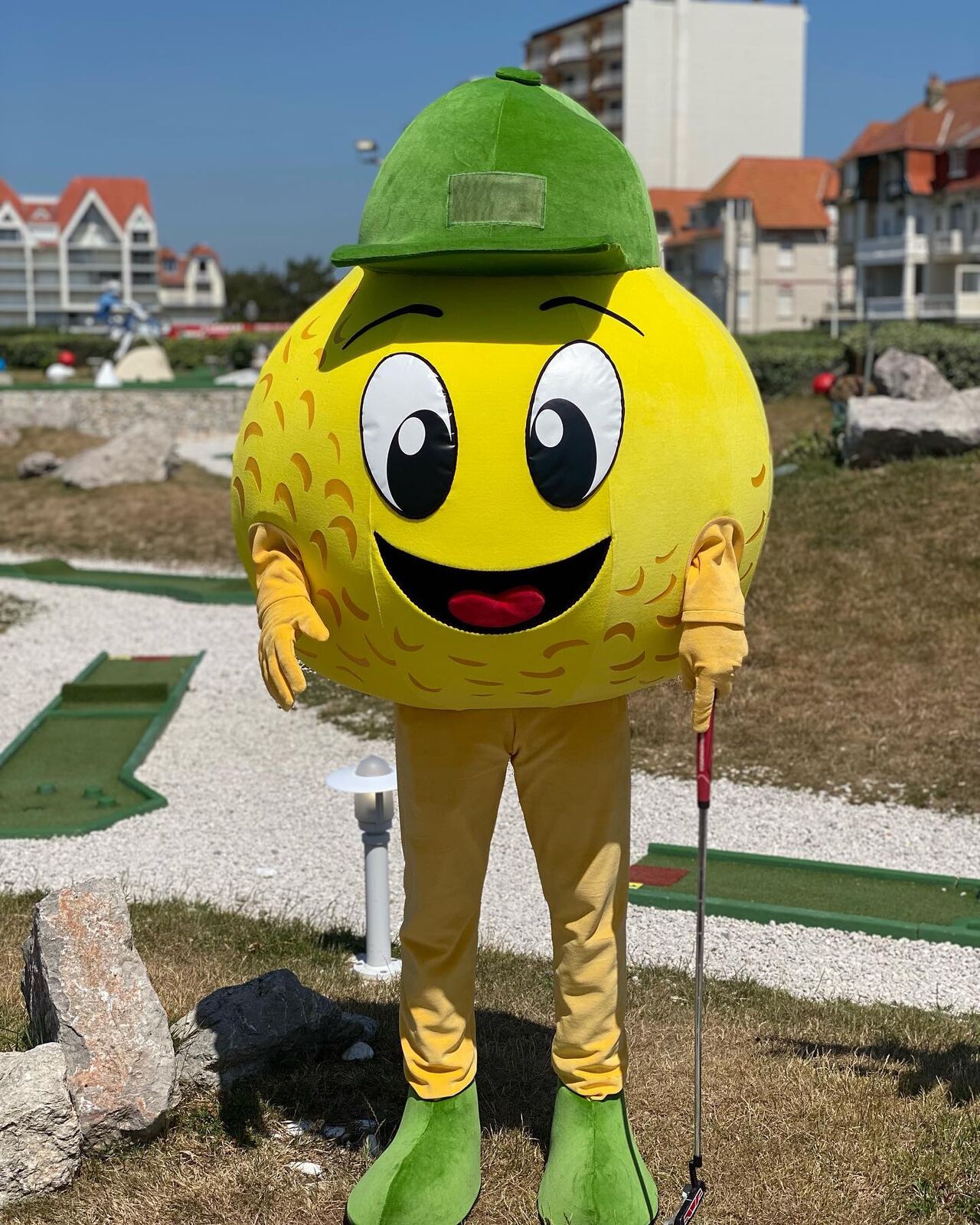 ⛳️Welcome Golfy ⛳️ notre nouvelle mascotte est prête à vous accueillir 🥰