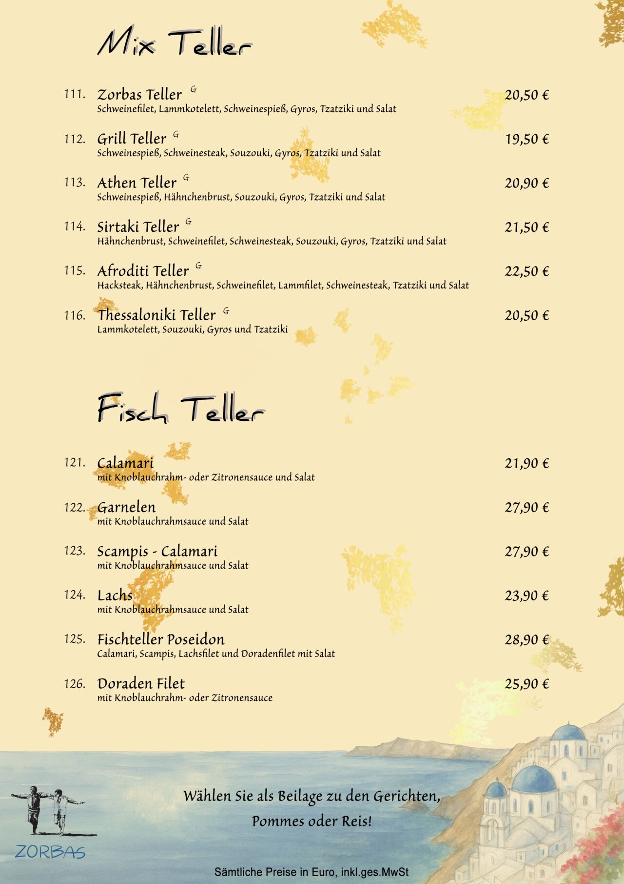 Mix- und Fischteller 4/7