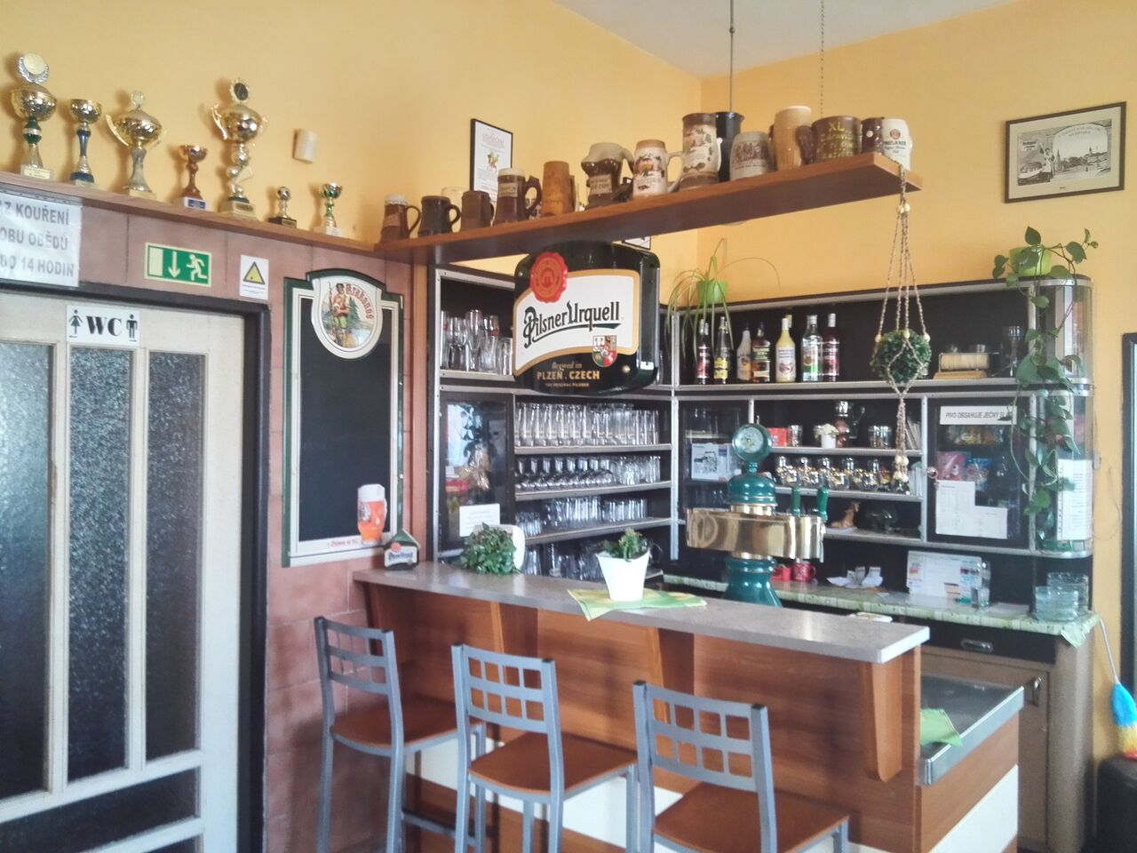 Výčep v restauraci Katka