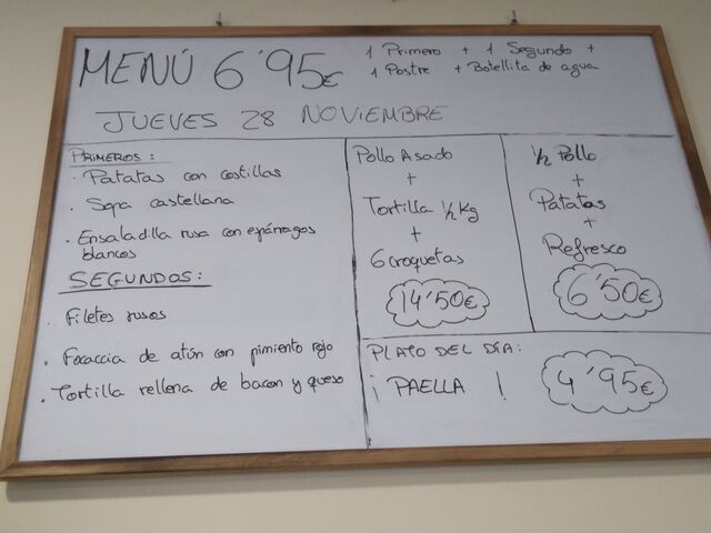 Menú 28de noviembre 