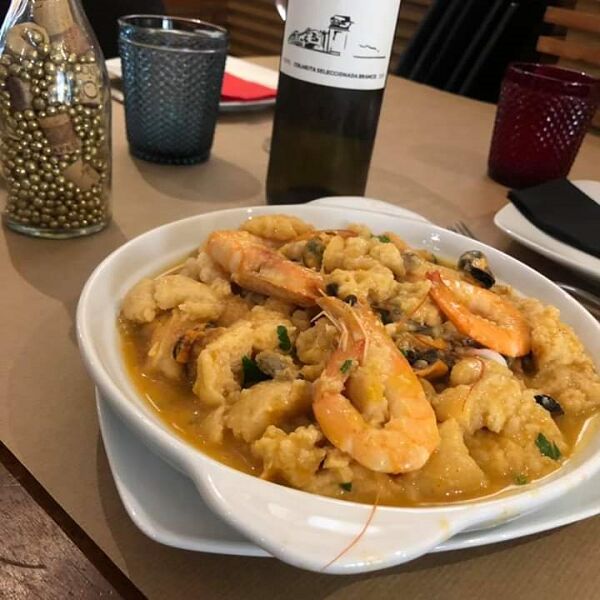 Venha provar a nossa açorda