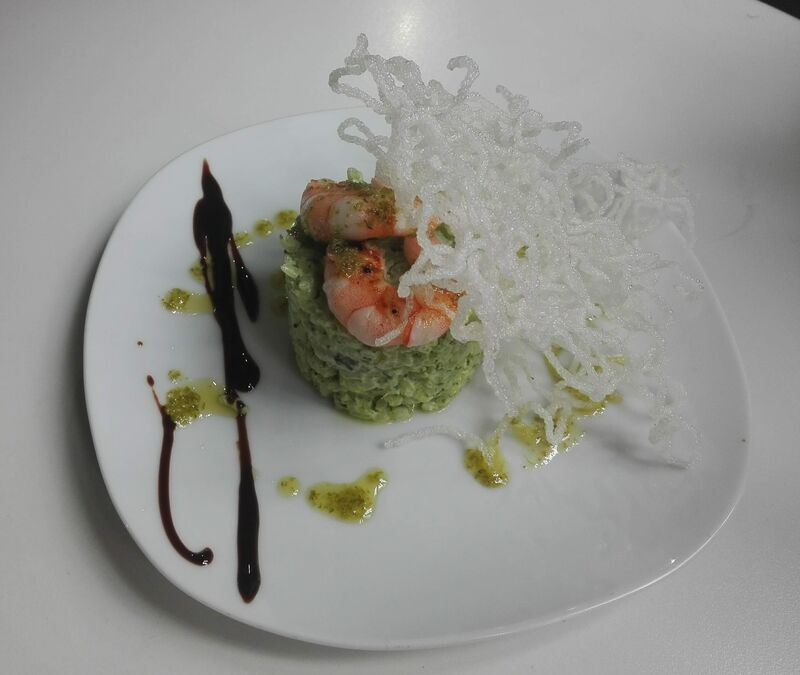 Arroz con Aioli y Langostinos