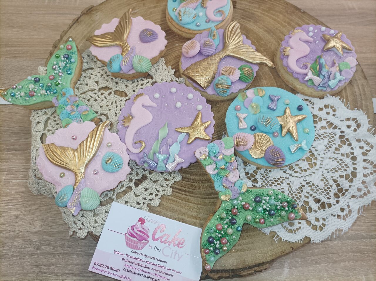 Sablés thème sirène