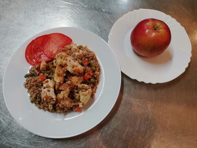 Rižoto od heljde s piletinom