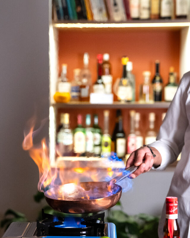 Flambage en salle