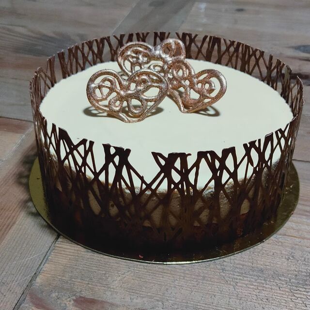 Entremets chocolat dulcey