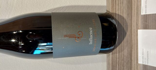 Influence. Rouge Domaine des Luces.Syrah/Grenache/Marselan en partie en fût.
Plat en sauce, fromage.
9,90€