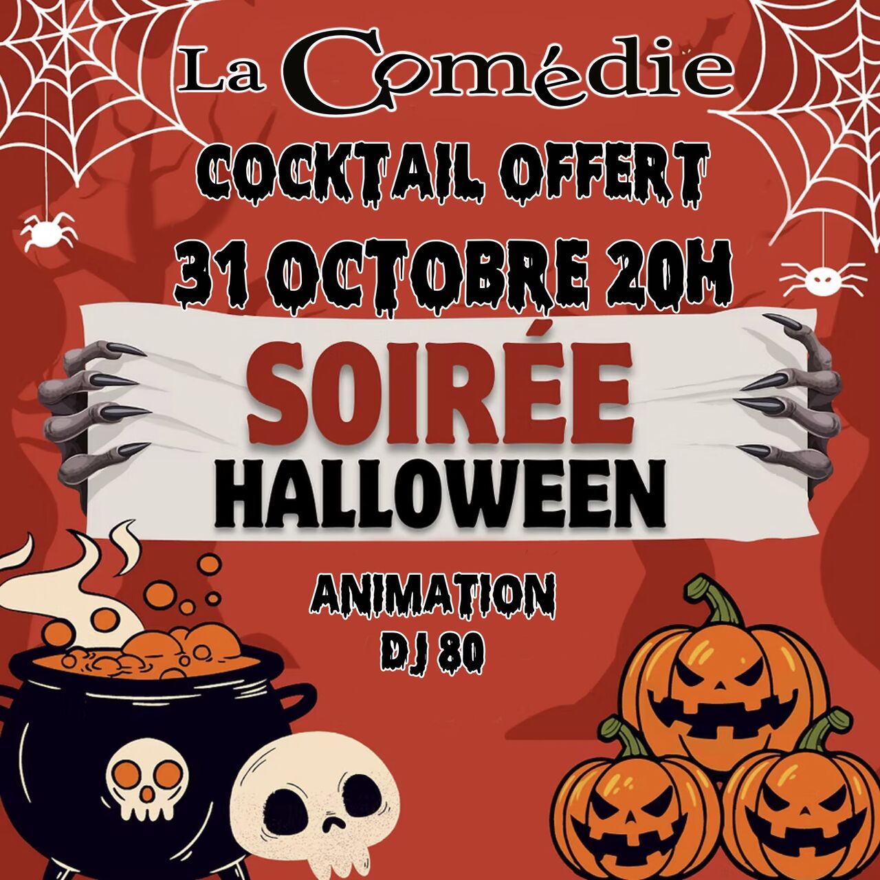 SOIREE HALLOWEEN LE 31 OCTOBRE