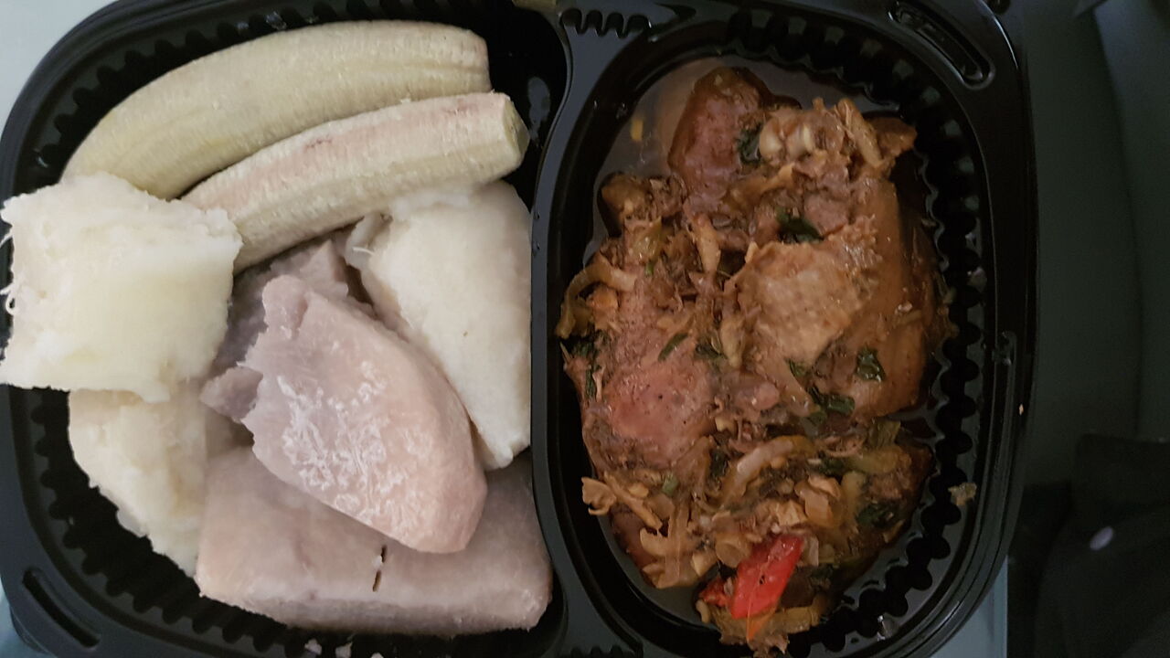 Ti figue, Igname, Madére et fricassé de poulet