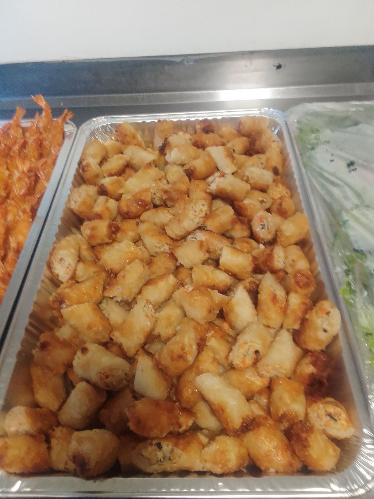 Barquette 100 nems poulet fractionnés en 2