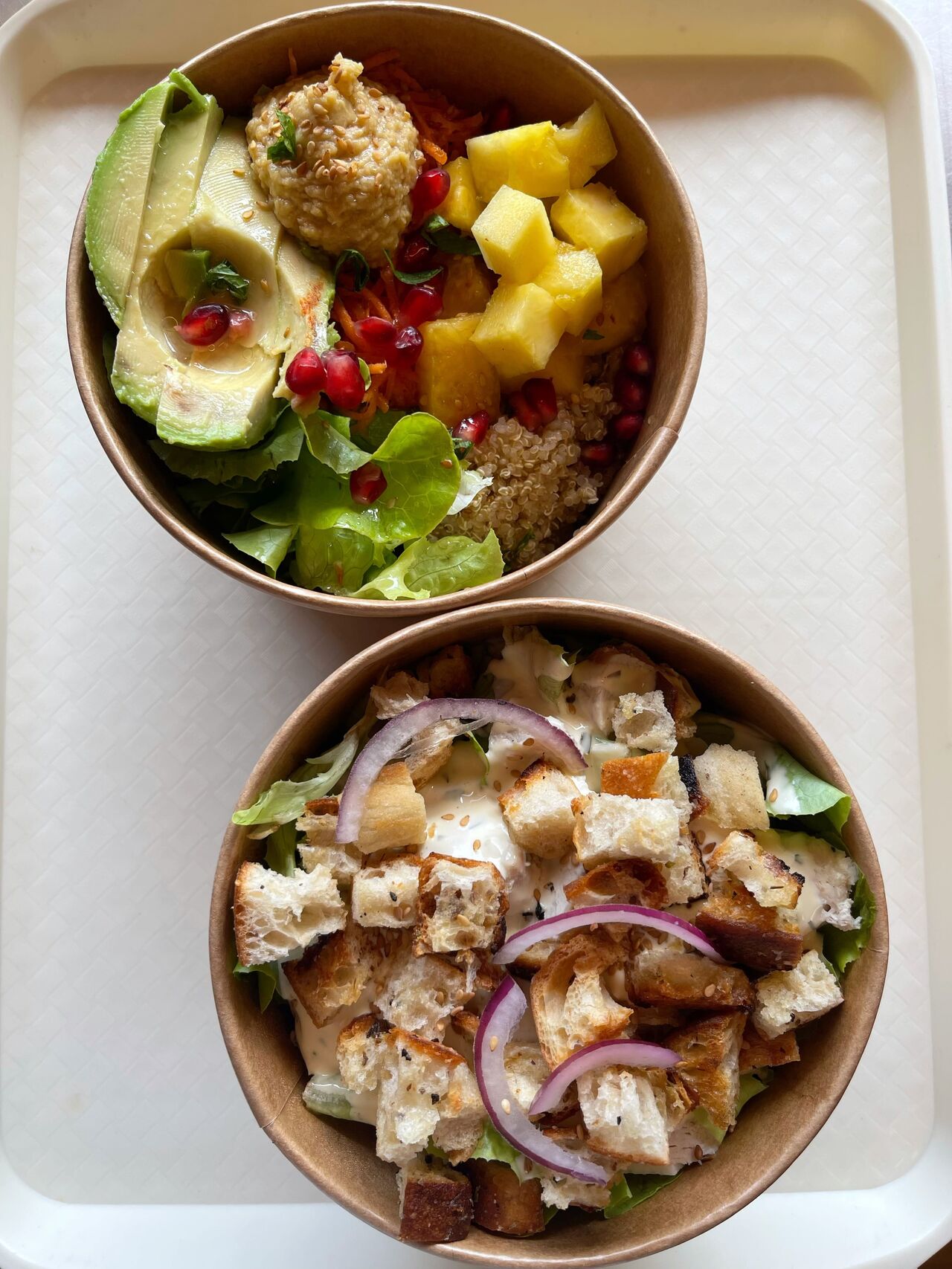 La Fresh Salad et la Salade Cesar