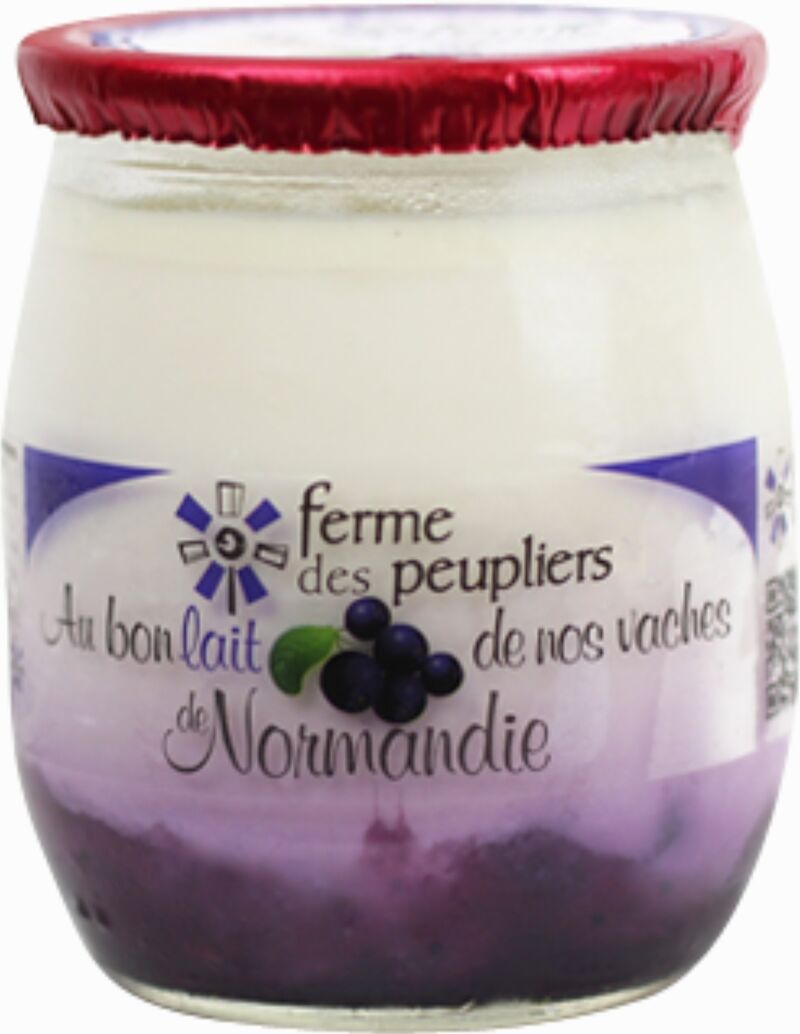 Yaourt aux fruits ferme des peupliers (plusieurs parfums disponibles) - 125gr - 1,86€