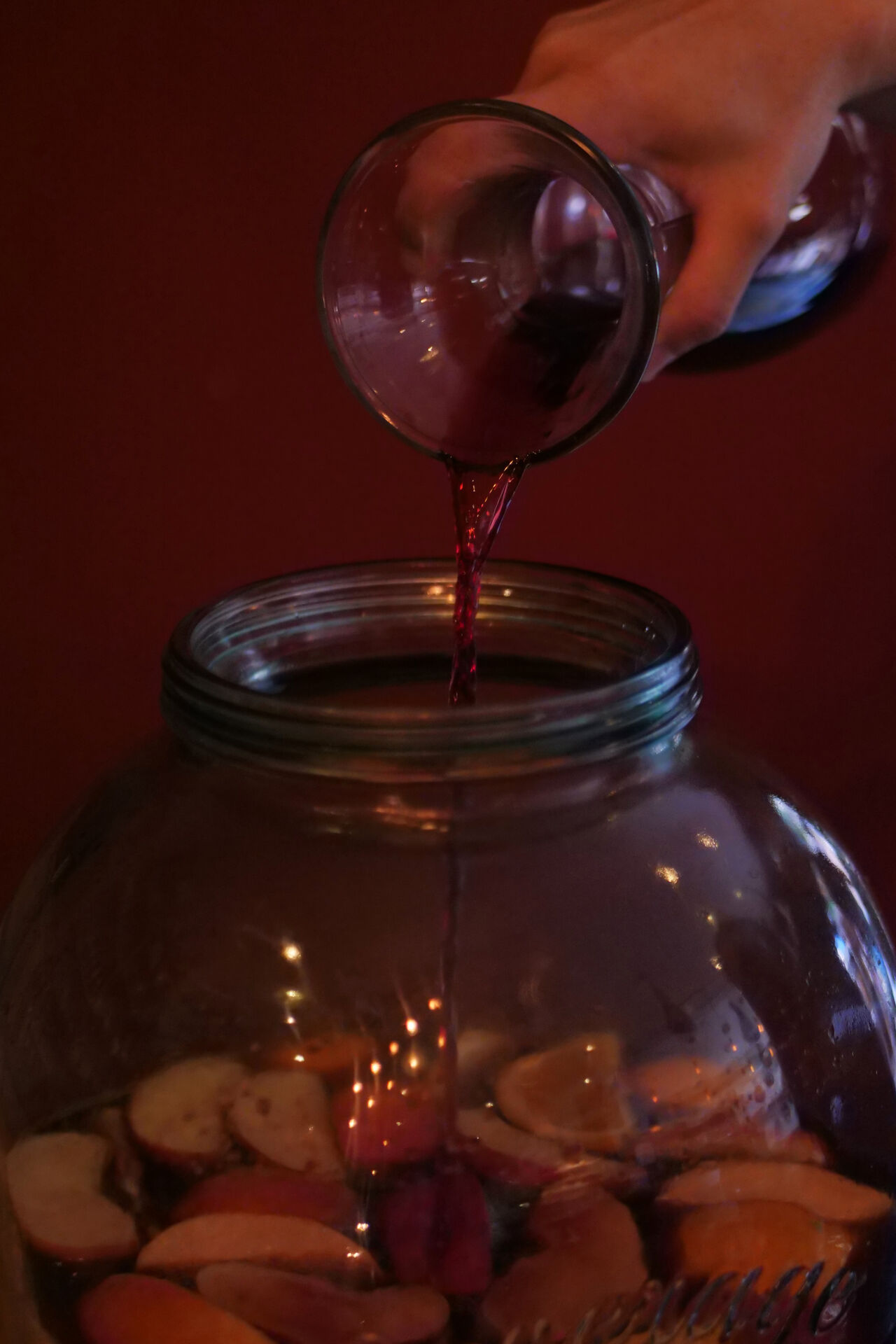 notre sangria maison coule à flots ! 