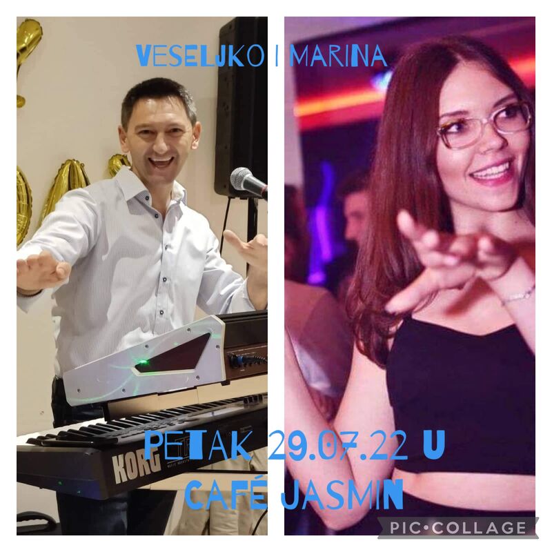 Marina i Veseljko
Petak 29 Juli 22 u
Café Jasmin 