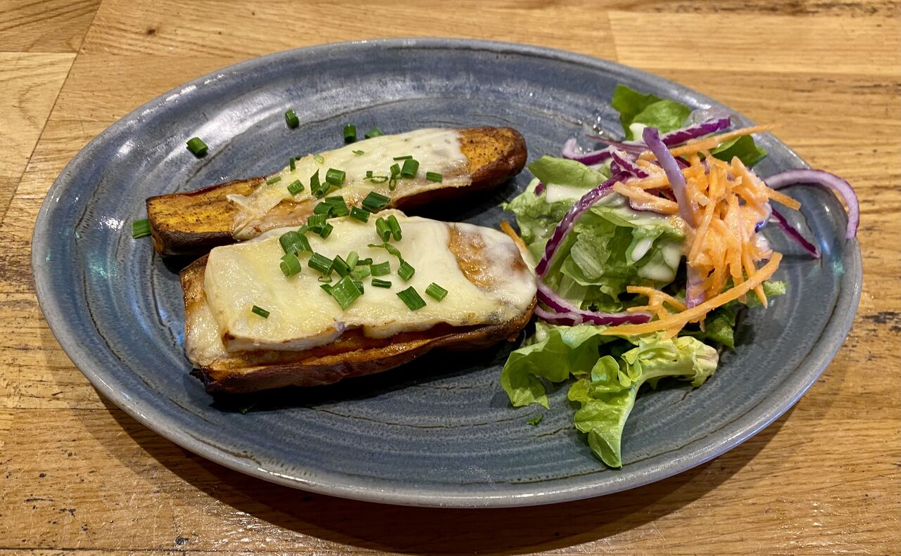 Patate douce rôti au St nectaire