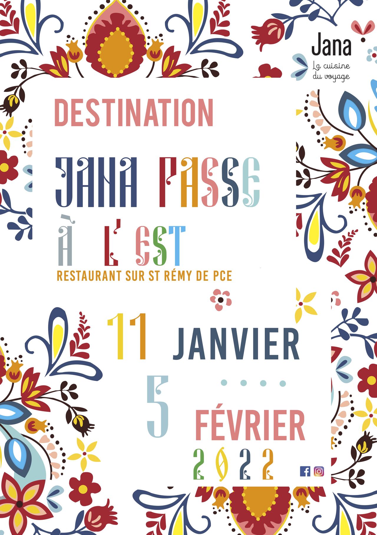 Jana Passe à l'Est du 11 janvier au 5 février 2022