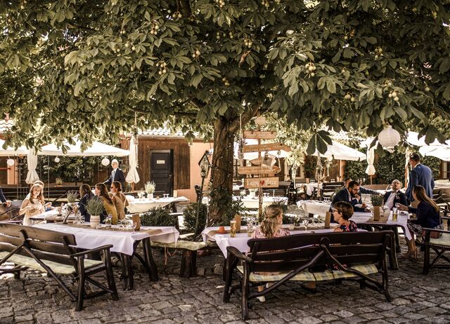 Außenbereich zur Hochzeit