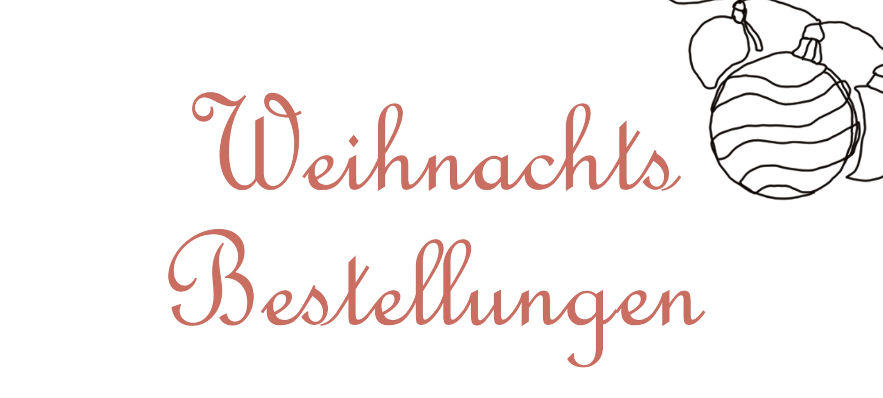 Weihnachtsbestellungen