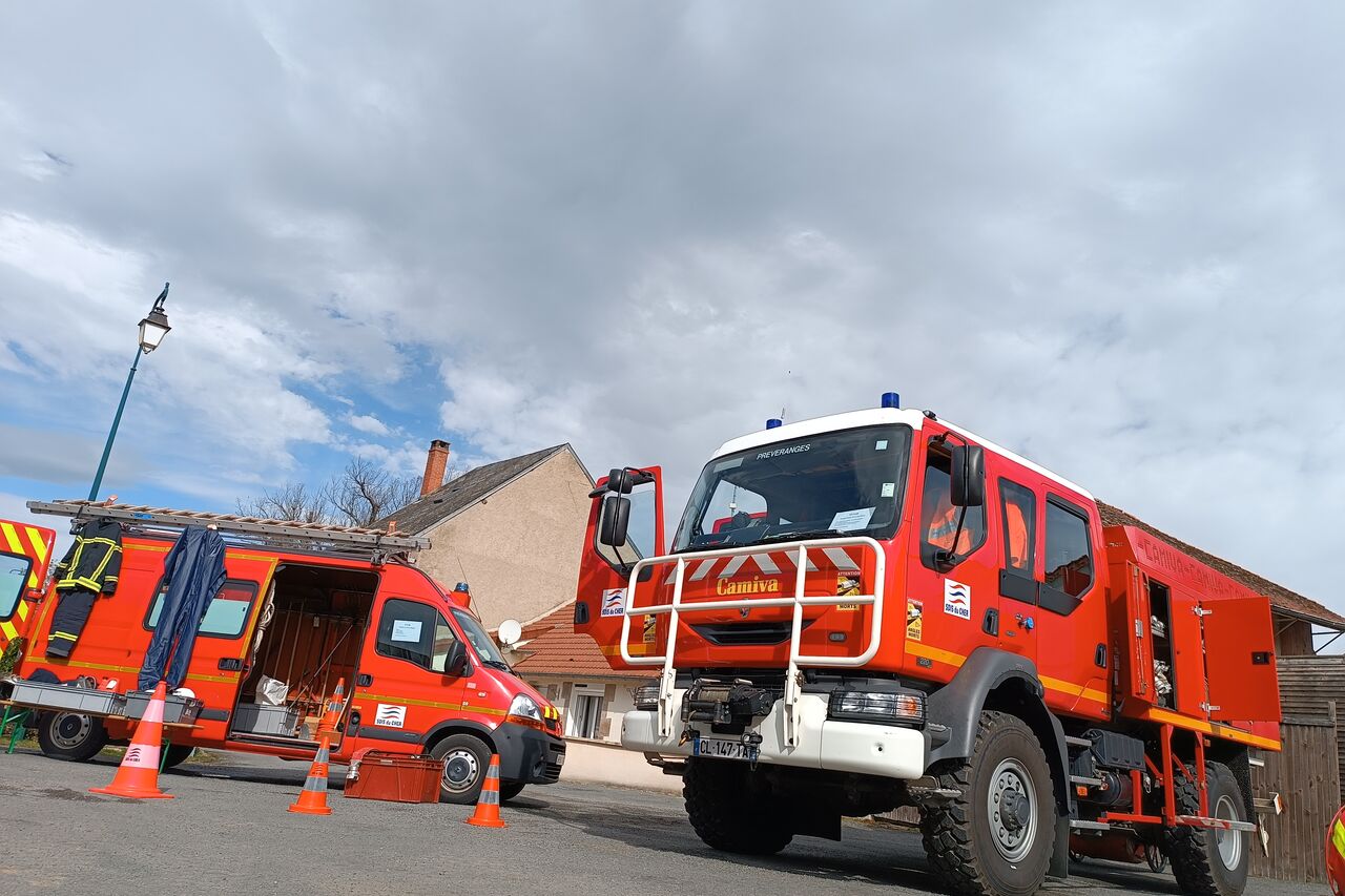 Le 18/03 Opération séduction chez les pompiers de Preveranges