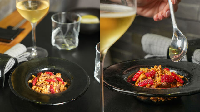 Mousse al cioccolato fondente