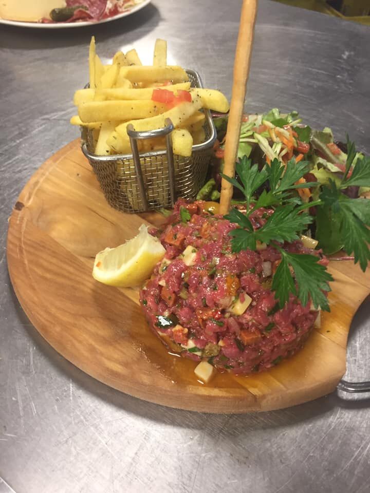 Tartare de boeuf!