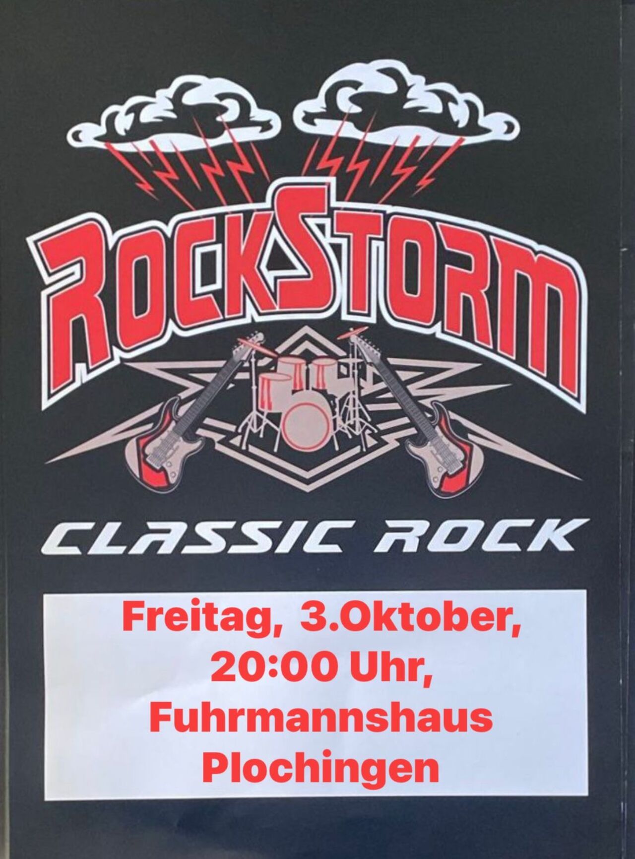 Der "Rockstorm" stürmt wieder am 03.10.2025