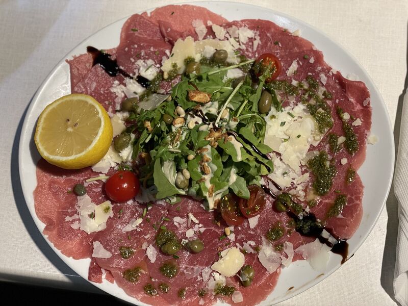 CARPACCIO DE BOEUF la suggestion du moment