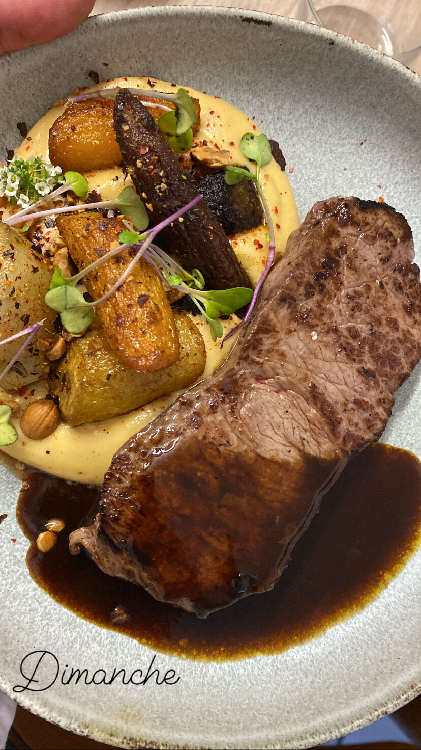 Boeuf de Galice / Légumes anciens / Jus corsé 