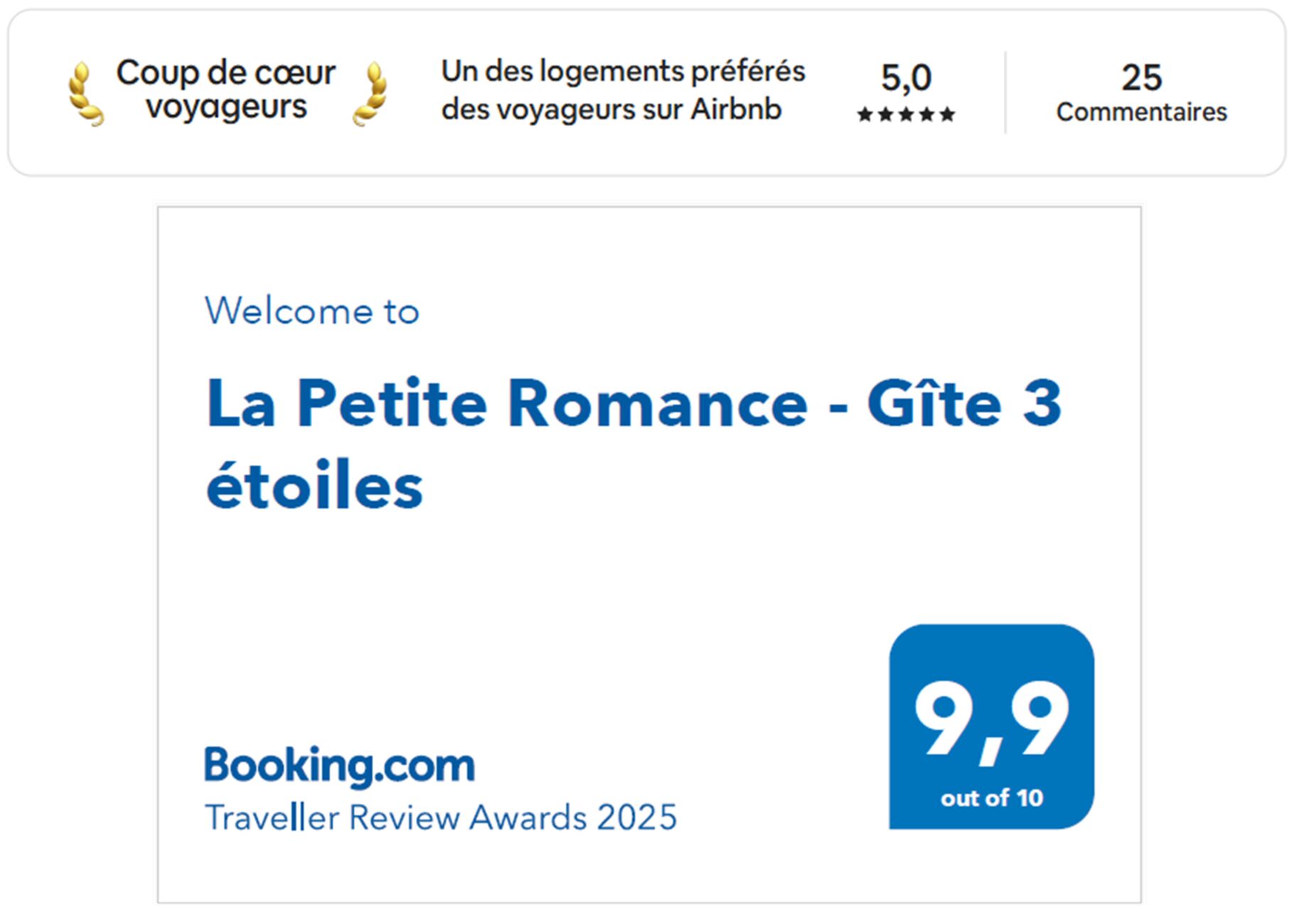 Récompenses Booking et Airbnb
