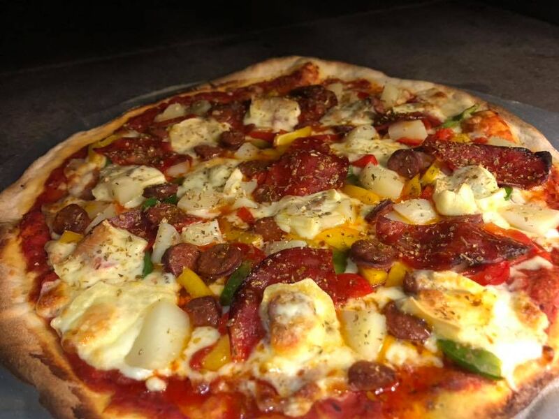 Pizza, pâte maison au sel de Guérande