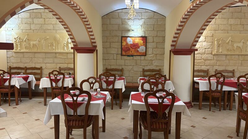 Inside of the restaurant