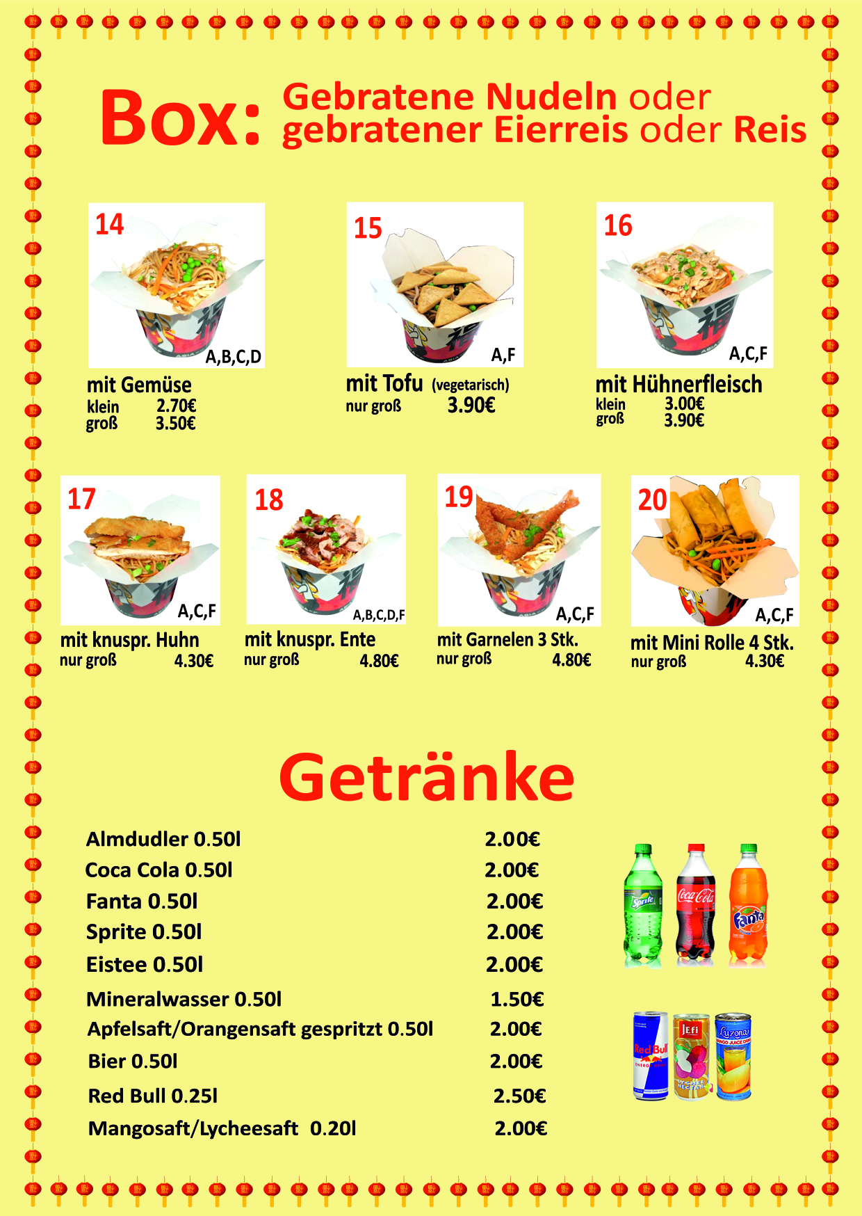 ZHAO Fu ASIA Imbiss Imbiss Eisenstadt Asiatische Chinesische ZHAO Fu ASIA Imbiss Imbiss Eisenstadt Asiatische Chinesische