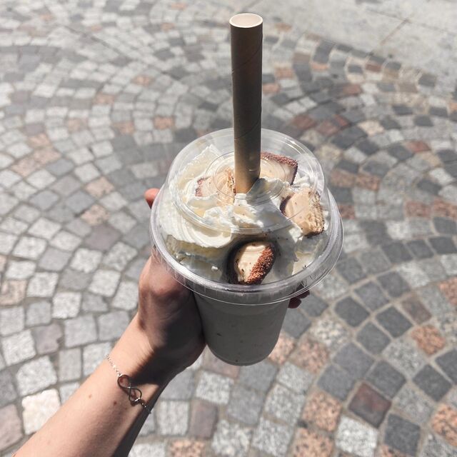 milkshake glace cookies