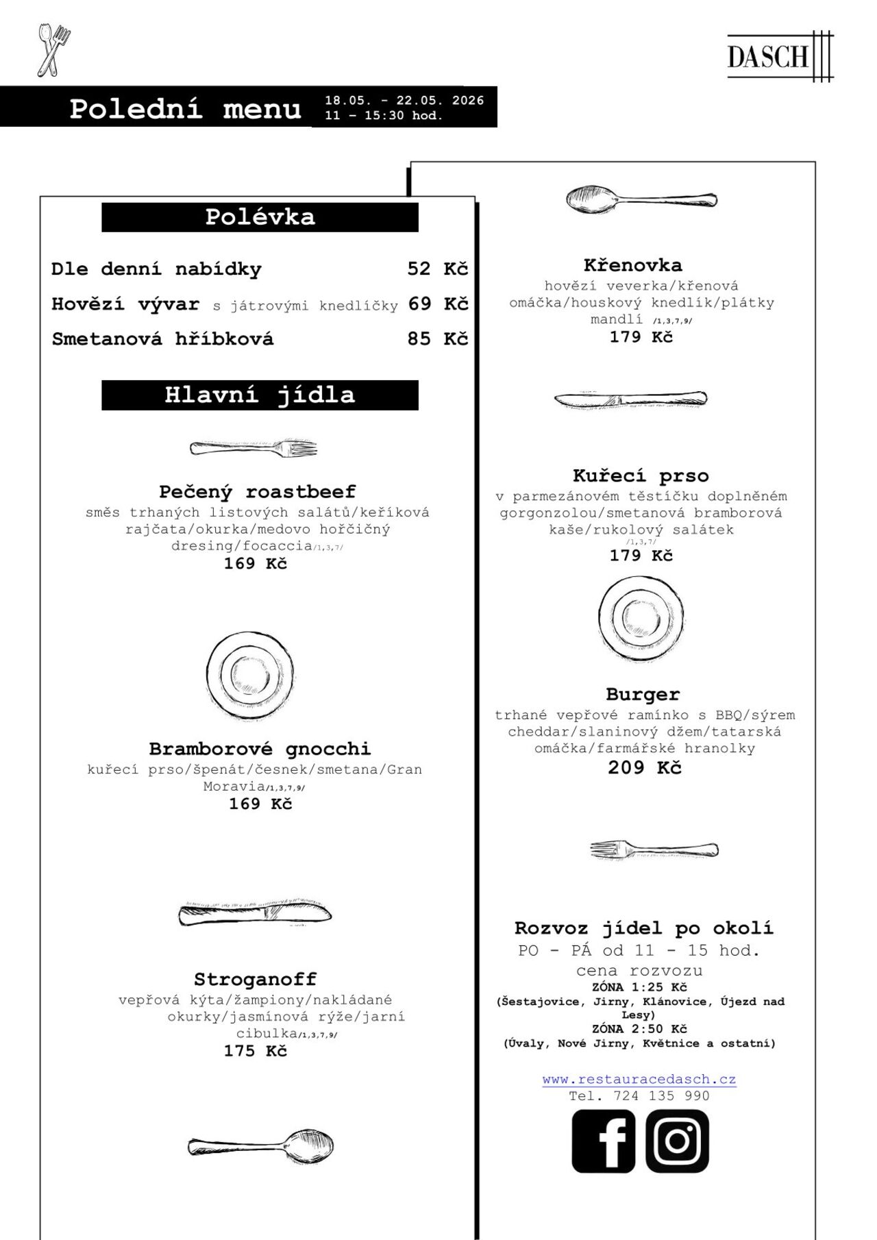 Polední menu