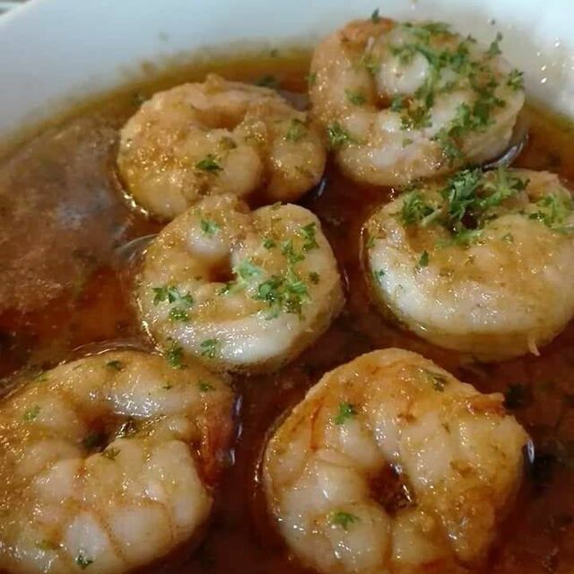 iedere donderdag scampi's à volonté