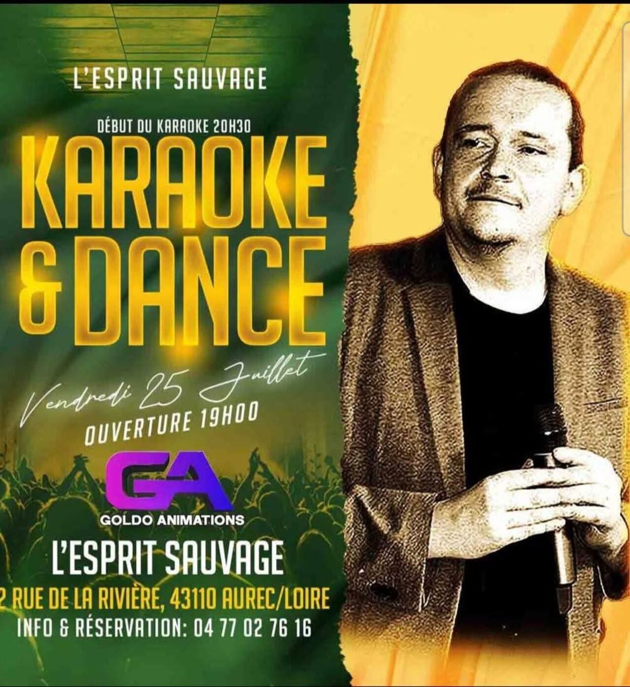 Vendredi 25 JUILLET soirée KARAOKÉ